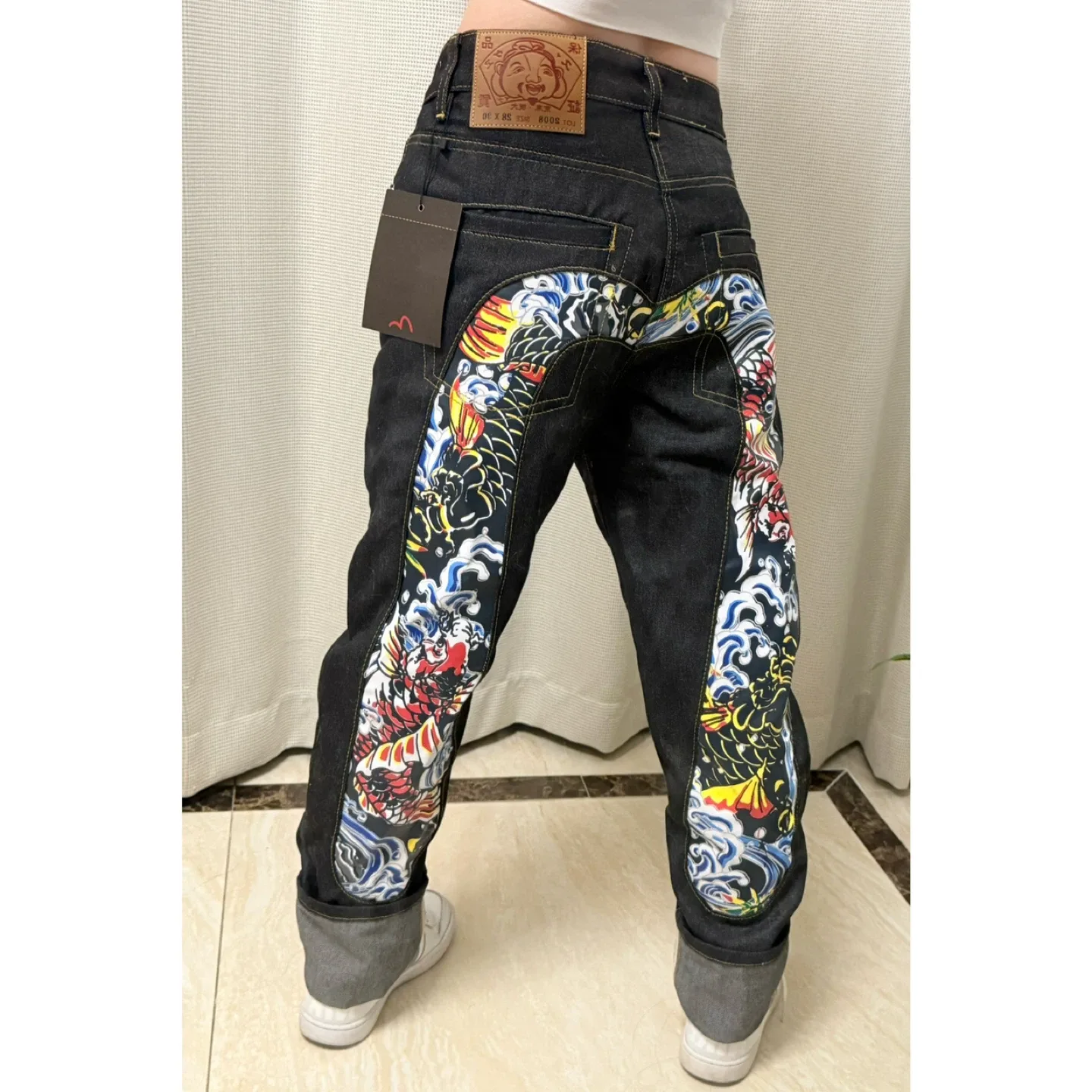 Evisu Jeans with Koi and Dragon Design image indicator(2)