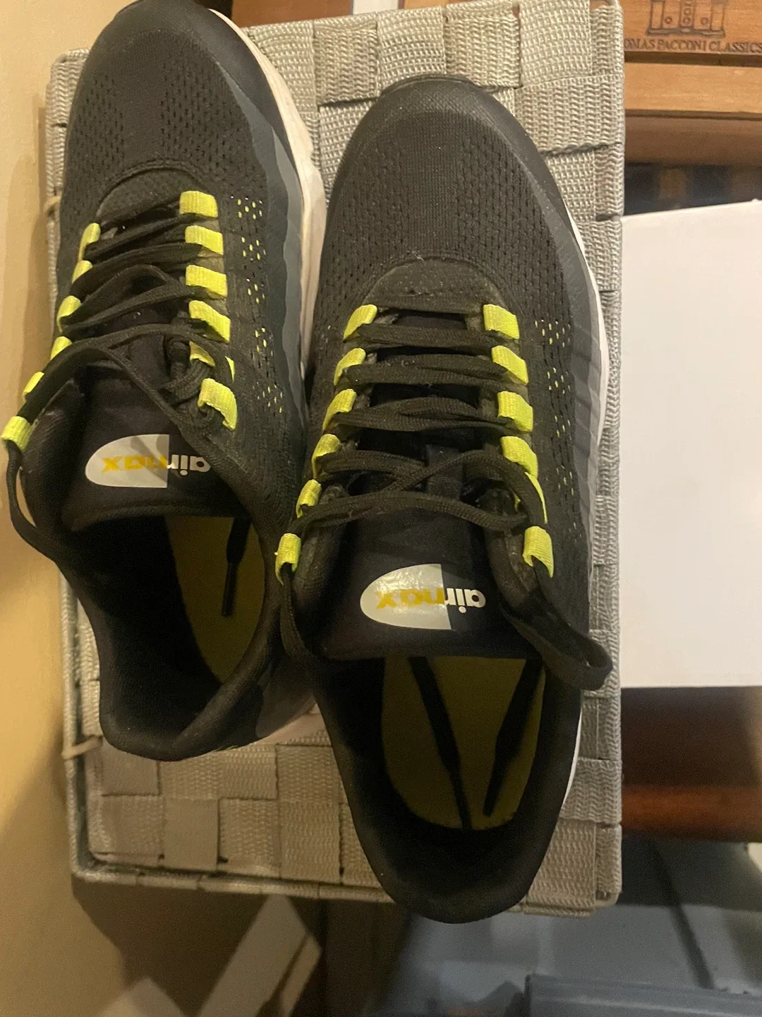 Nike Air Max Black/Gray/Yellow image indicator(4)