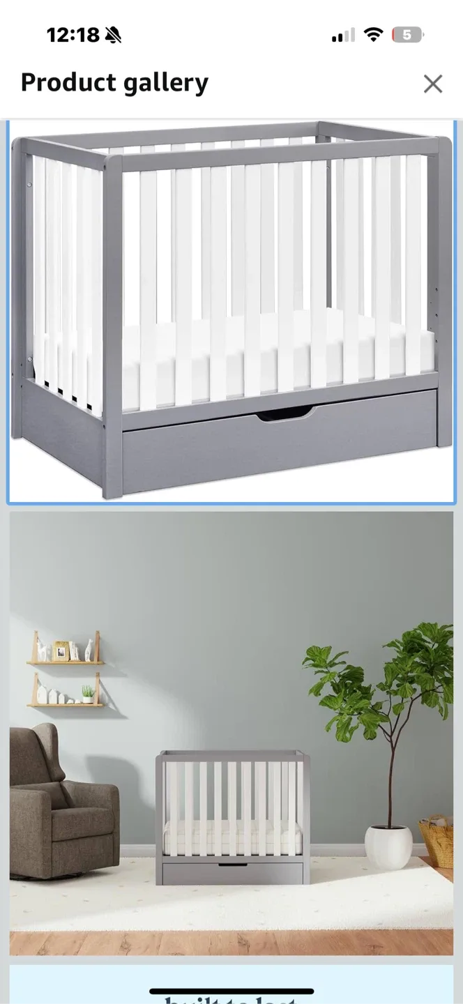 Delta Children Sutton 4-in-1 Convertible Crib image indicator(2)