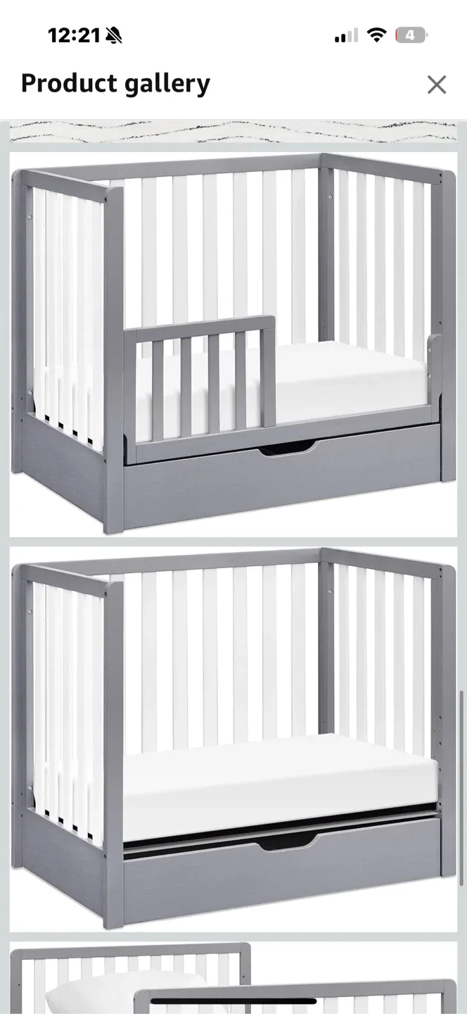 Delta Children Sutton 4-in-1 Convertible Crib image indicator(4)