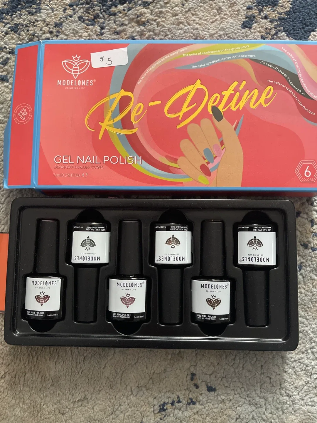 Modelones Re-Detine Gel Nail Polish Set - 6 Colours image indicator(2)