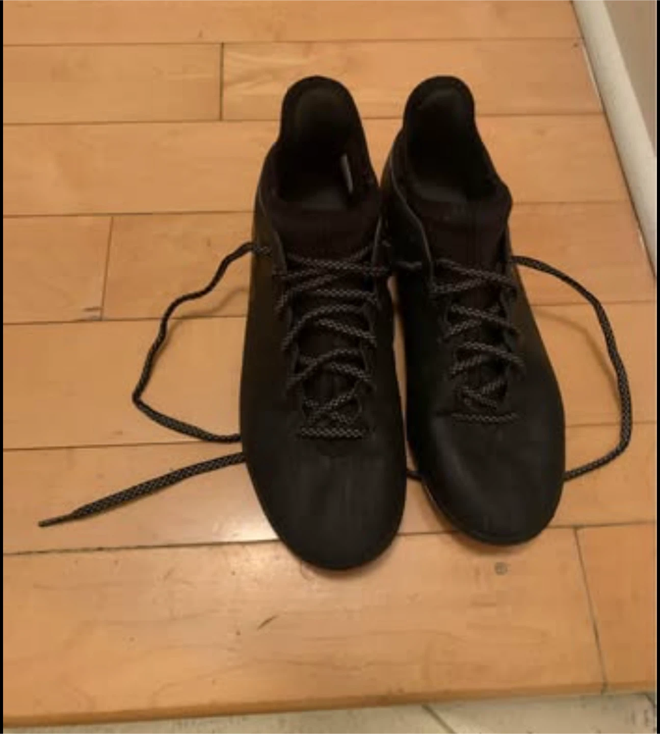 Adidas Black Soccer Shoes