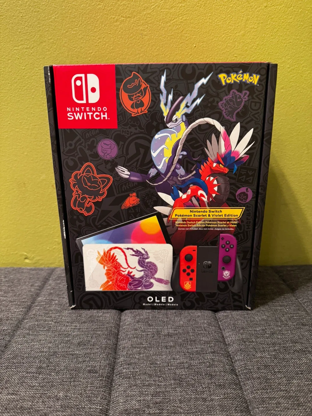 Nintendo Switch OLED Pokémon Scarlet & Violet Edition thumbnail