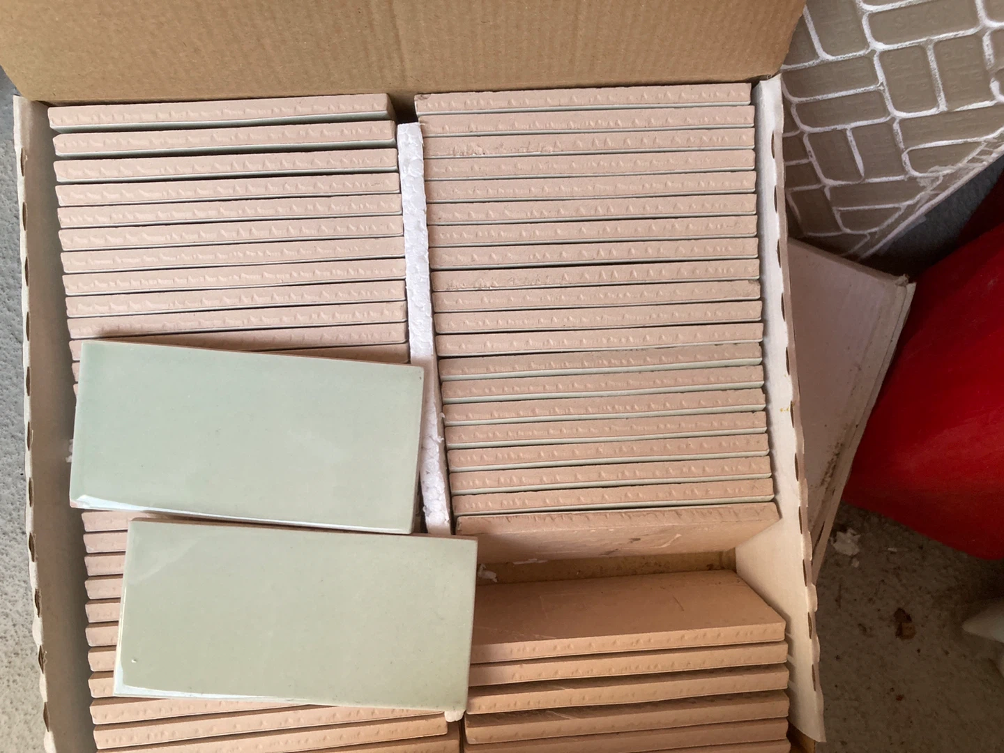 Craft Blue Ceramic Tiles - 103 Pieces for sale - photo 2