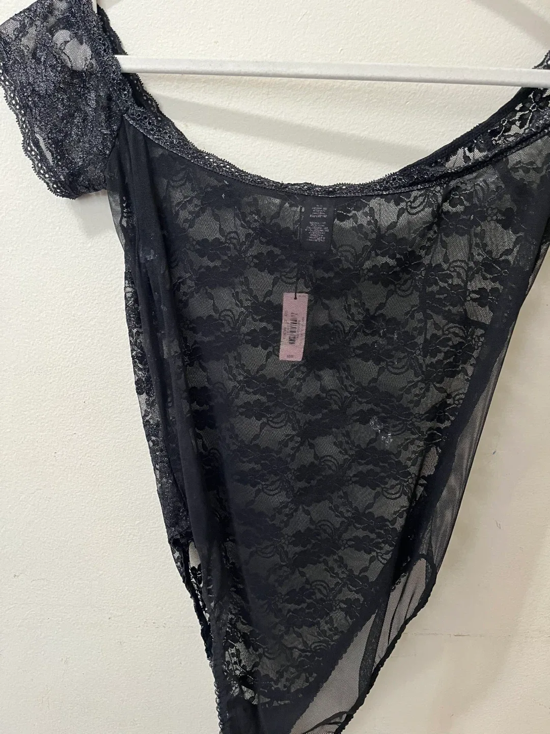 Victoria's Secret Black Lace Bodysuit image indicator(2)