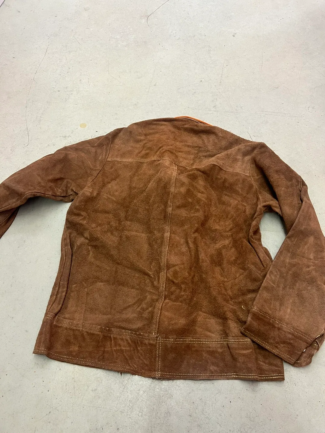 YESWELDER Welding Jacket - Brown, Size M image indicator(3)