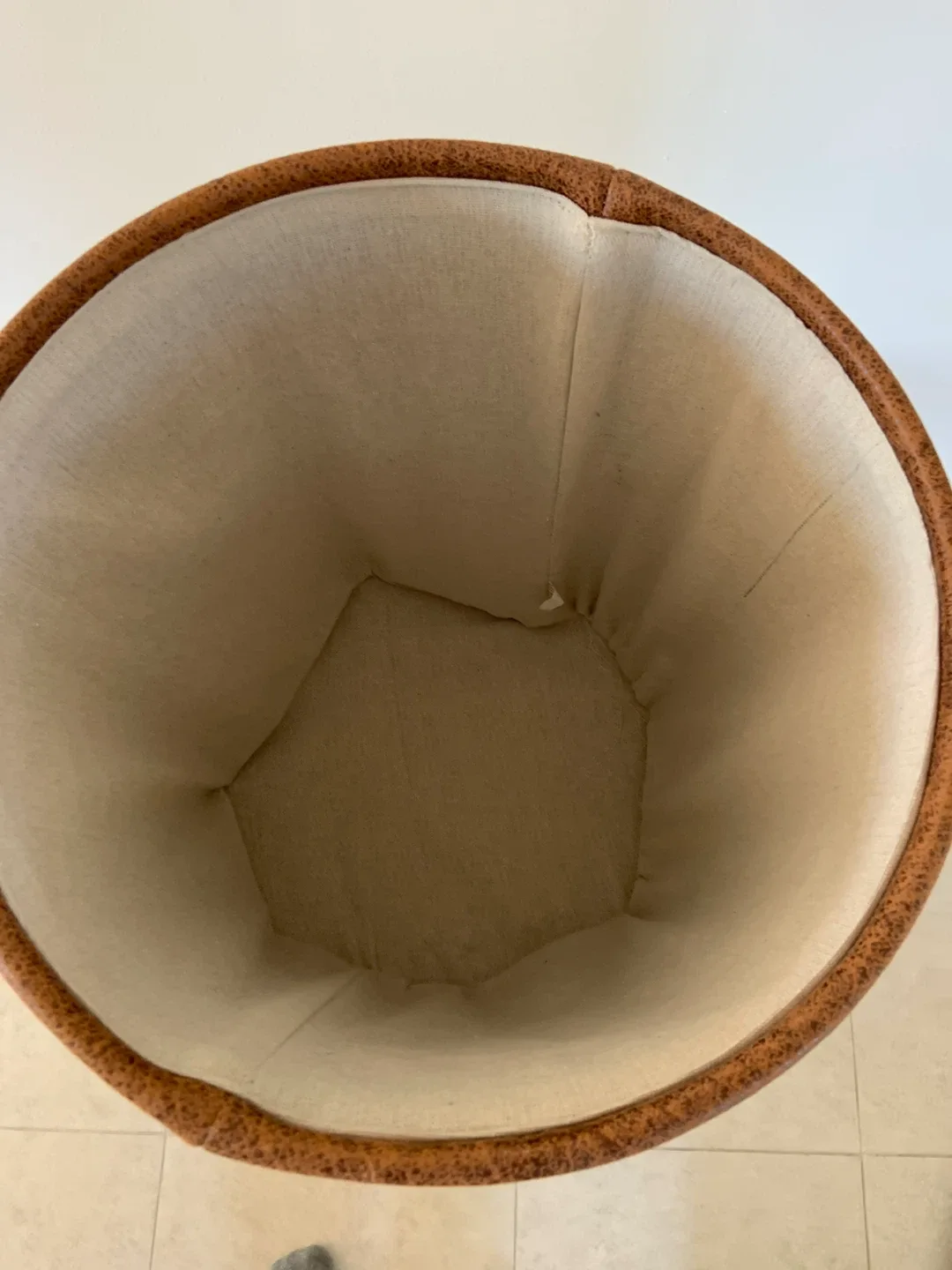 Grey Felt Storage Bin with Handles image indicator(2)