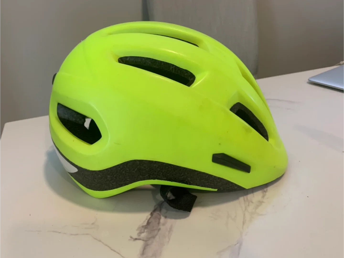 Lime Green Adult Bike Helmet thumbnail