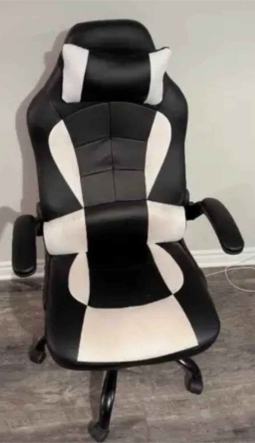 Black and White Gaming Chair