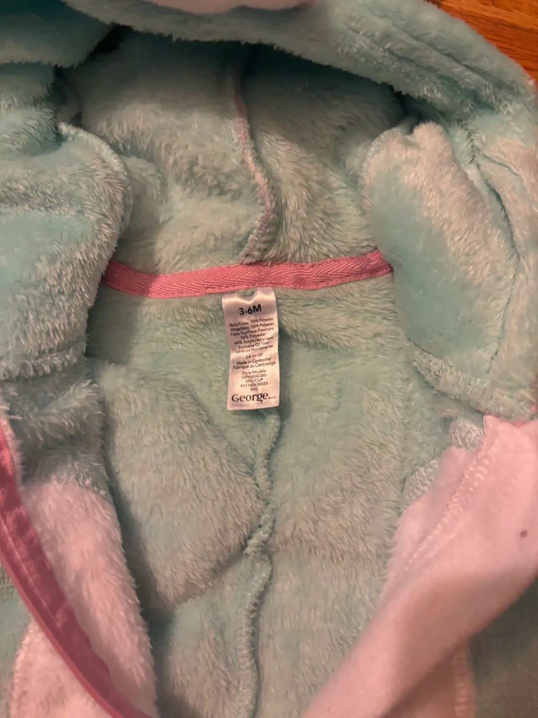 George Unicorn Onesie 3-6M image indicator(4)