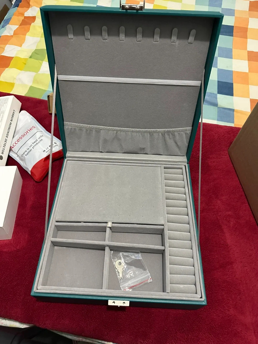 Jewelry Box Organizer, Teal, 26.5cm image indicator(7)