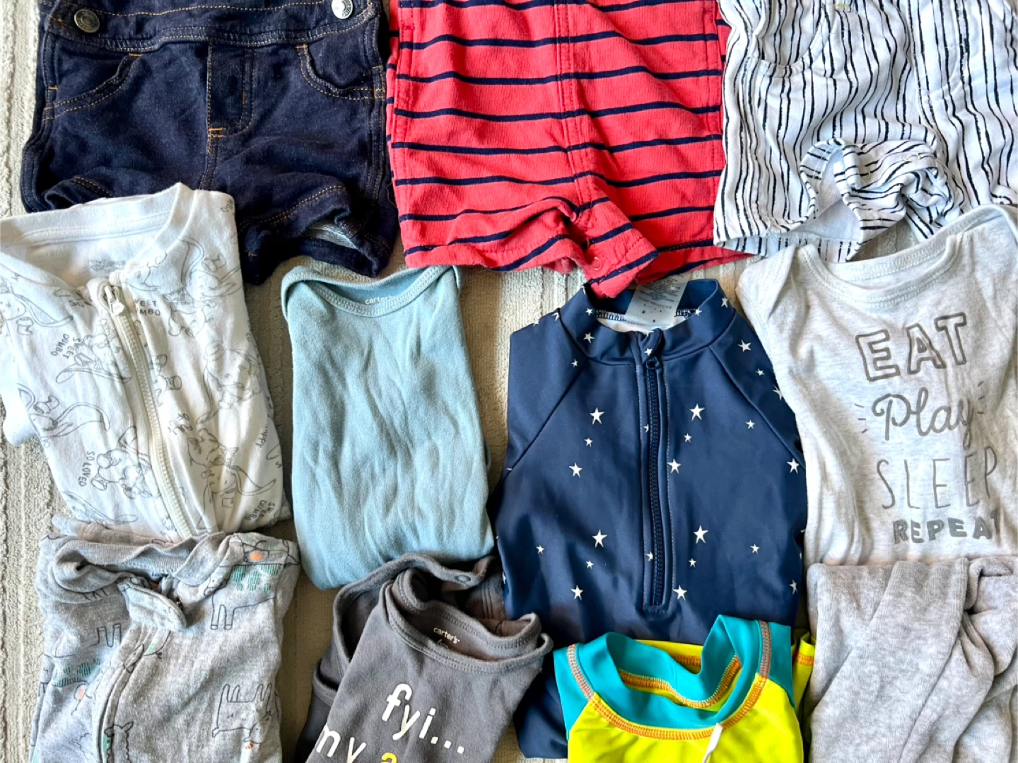 Baby Clothes Bundle - Various Brands and basket - photo 4