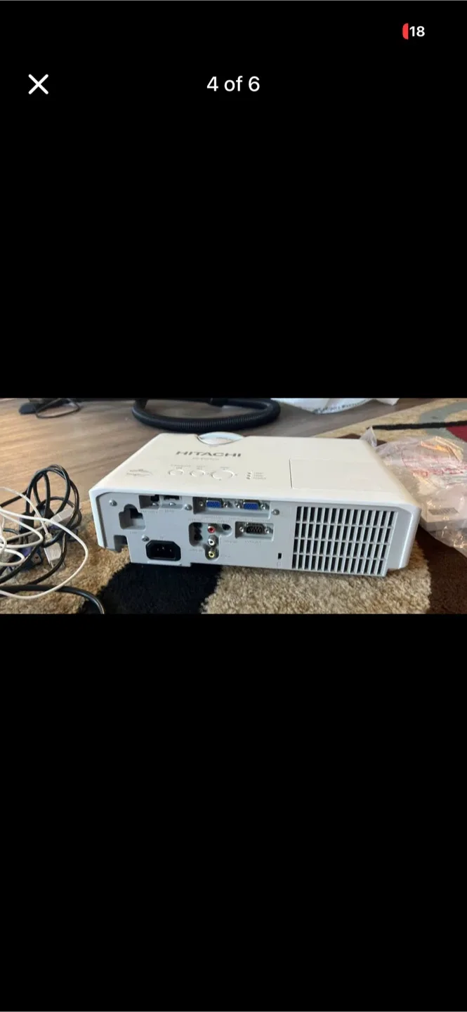 Hitachi CP-EX325N Projector image indicator(2)