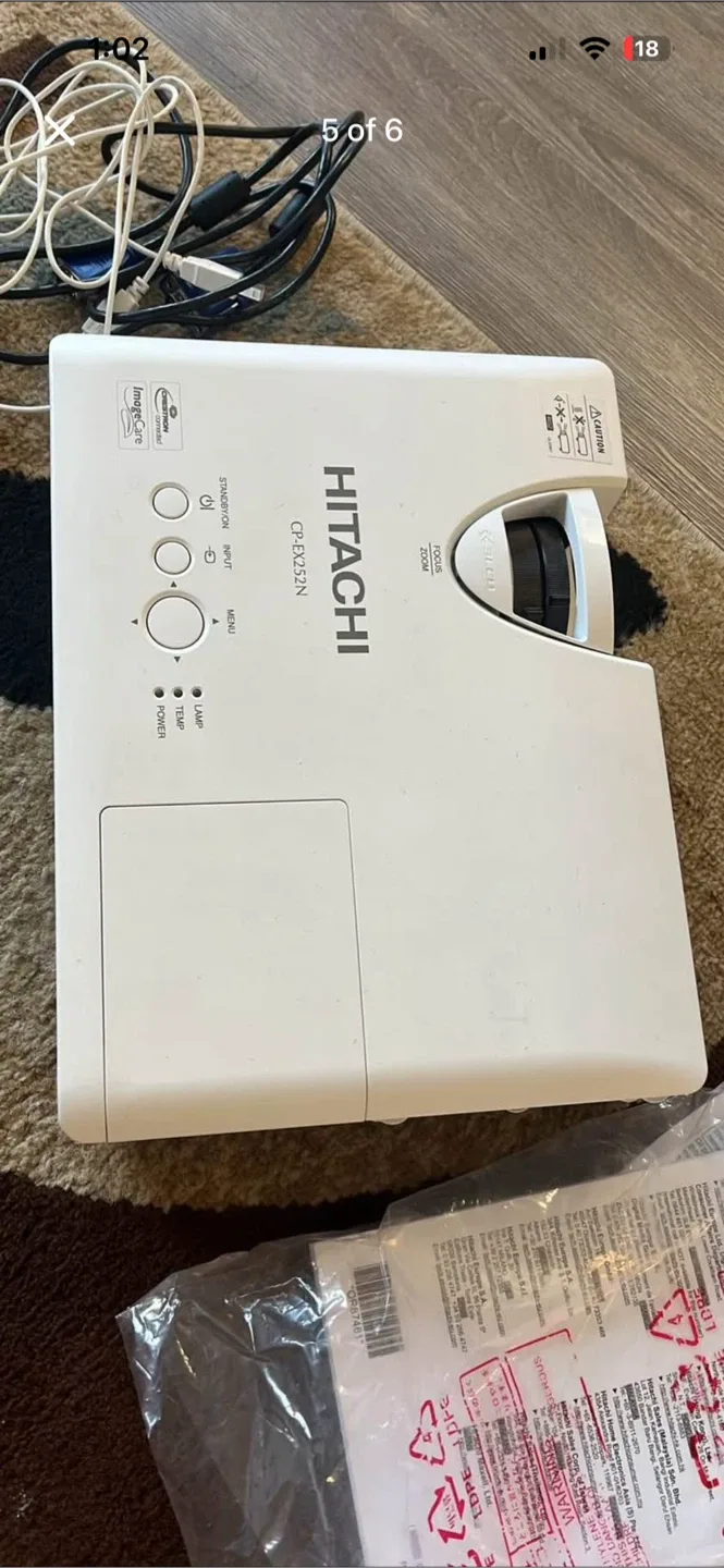 Hitachi CP-EX325N Projector image indicator(3)