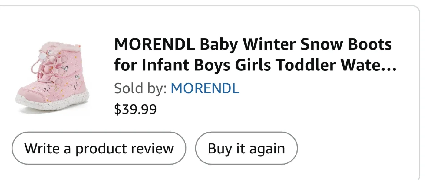 MORENDL Baby Winter Snow Boots Size 130 image indicator(3)