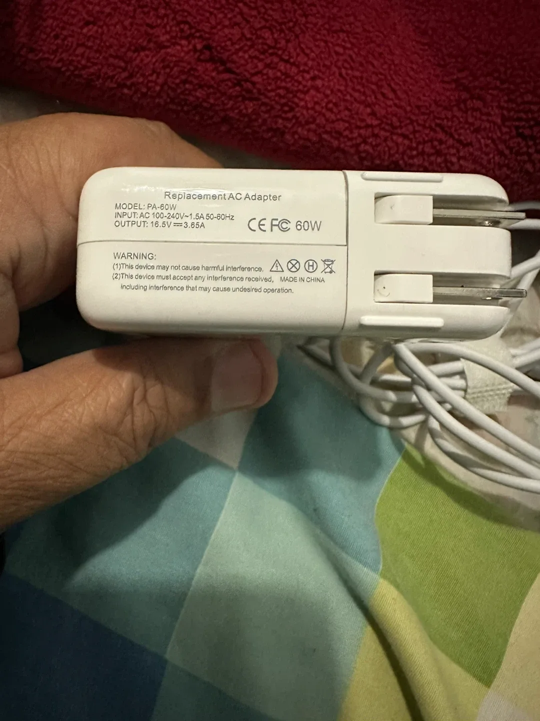 Apple 60W Replacement AC Adapter image indicator(2)