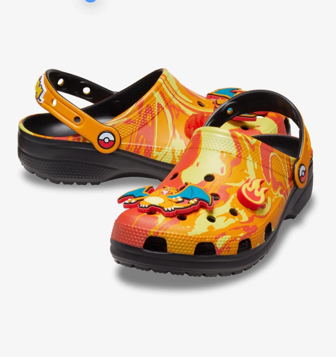 New Crocs Pokémon Charizard Clog - Men's 11 image indicator(10)