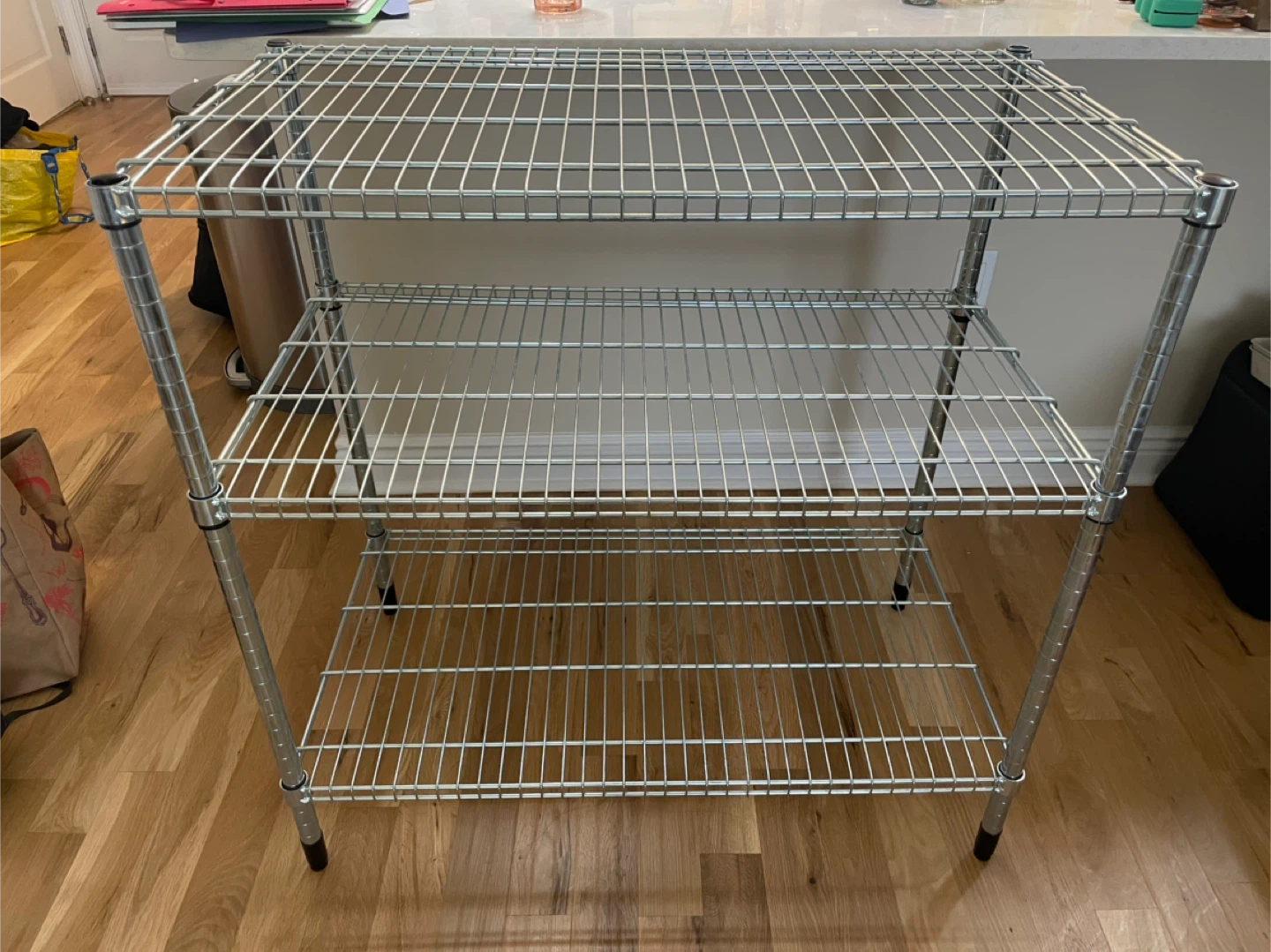 IKEA OMAR Shelf Unit, Galvanized, 36 1/4x14x37 "