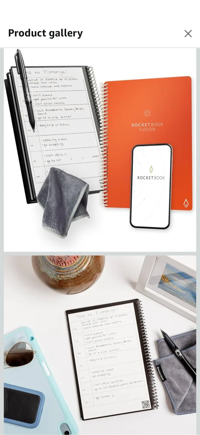 Rocketbook Fusion Reusable Notebook image indicator(2)