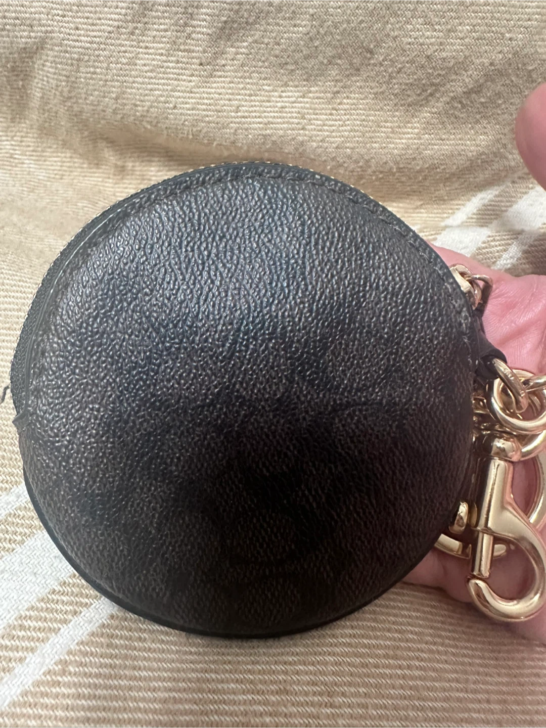 Authentic Coach Coin Purse Keychain