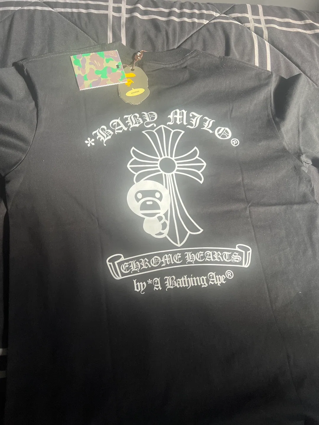 Chrome Hearts x BAPE Black T-Shirt image indicator(2)