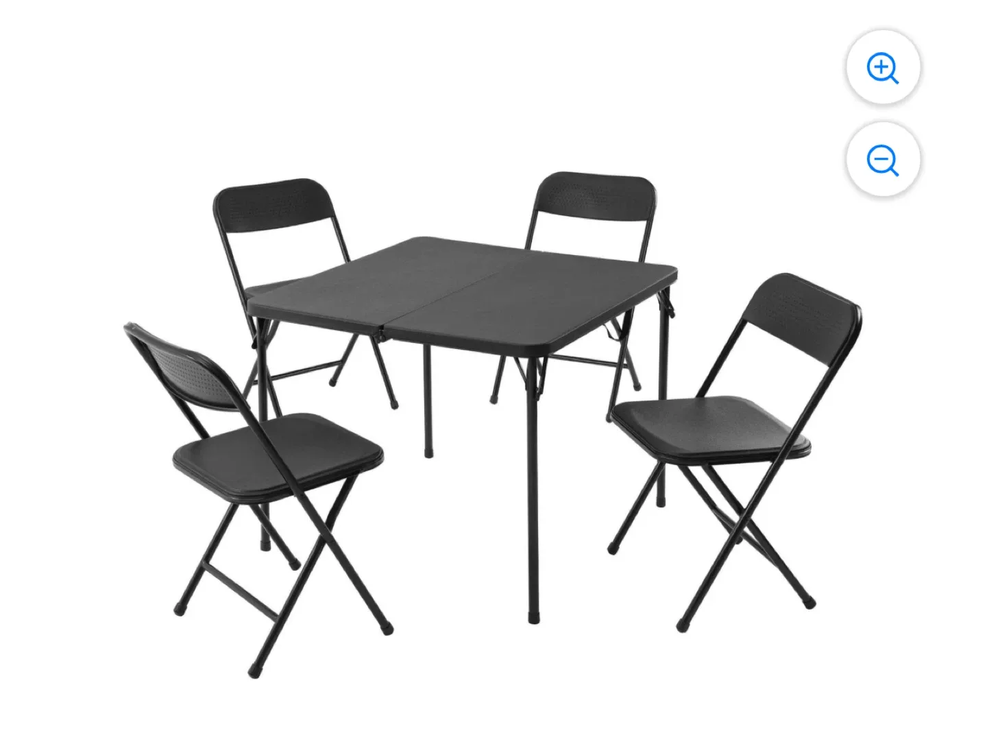 Mainstays Folding Table & Chair Set, 1 table and 4 chairs
