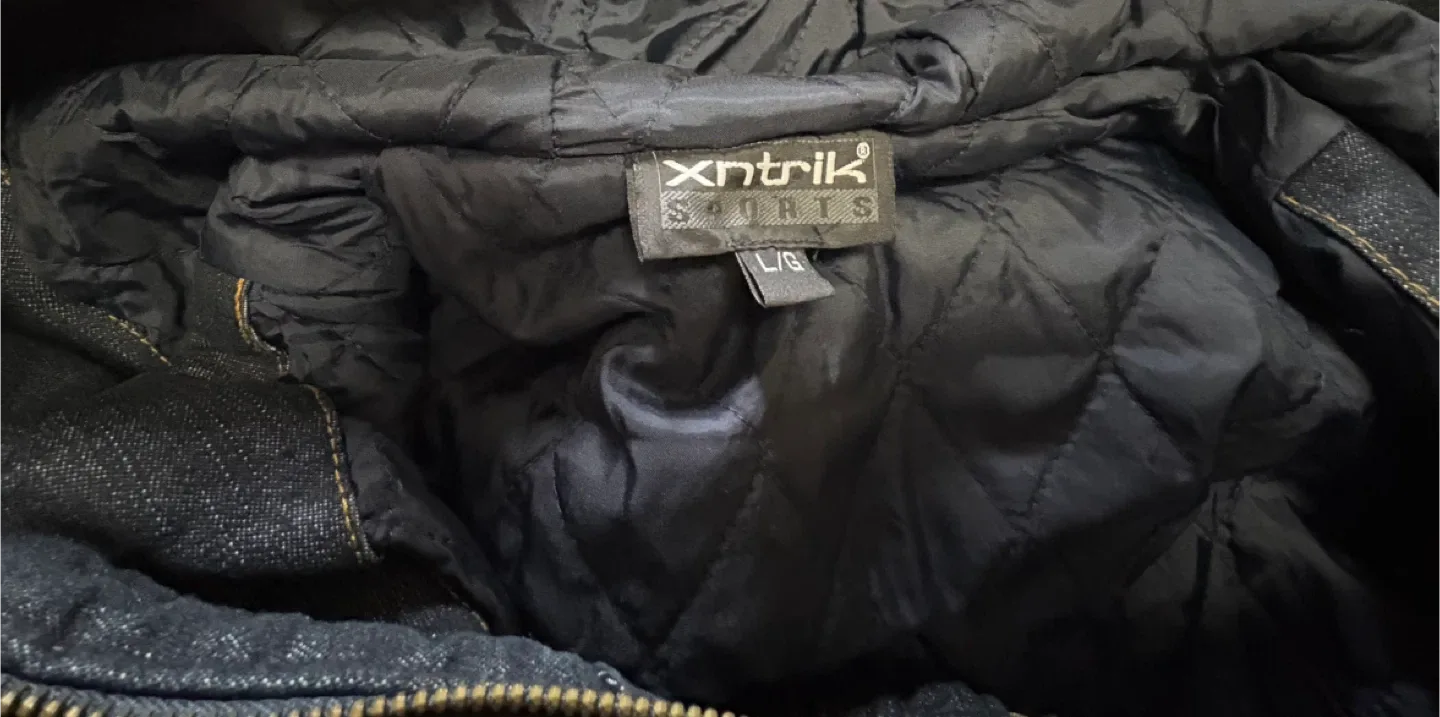 Xntrik Sports Denim Jacket with Hood - Size L image indicator(4)