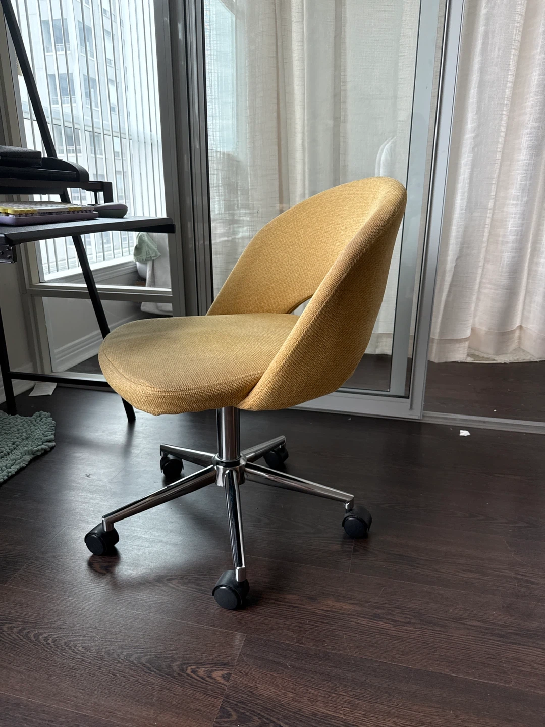 Yellow Swivel Desk Chair