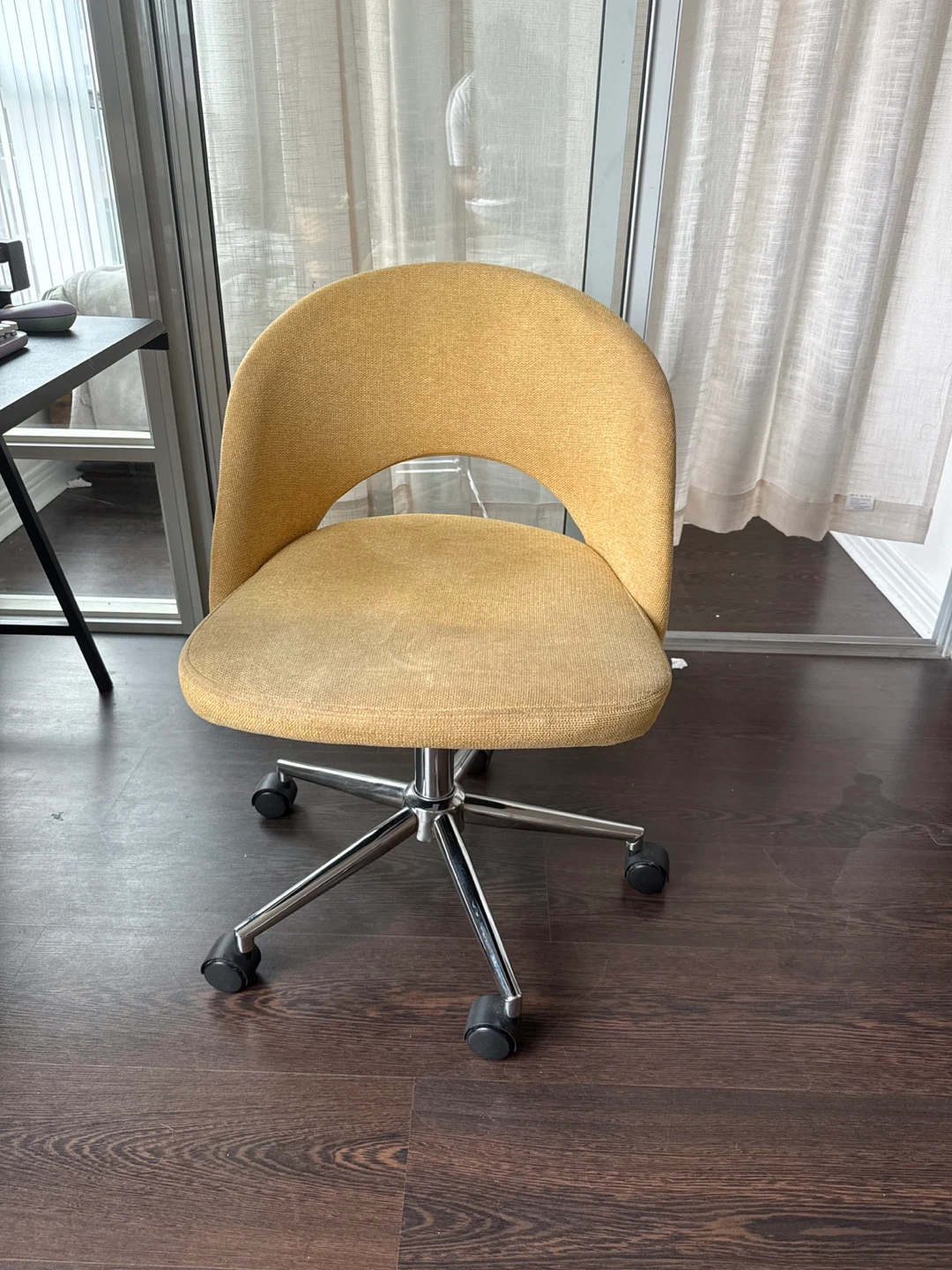 Yellow Swivel Desk Chair - photo 2