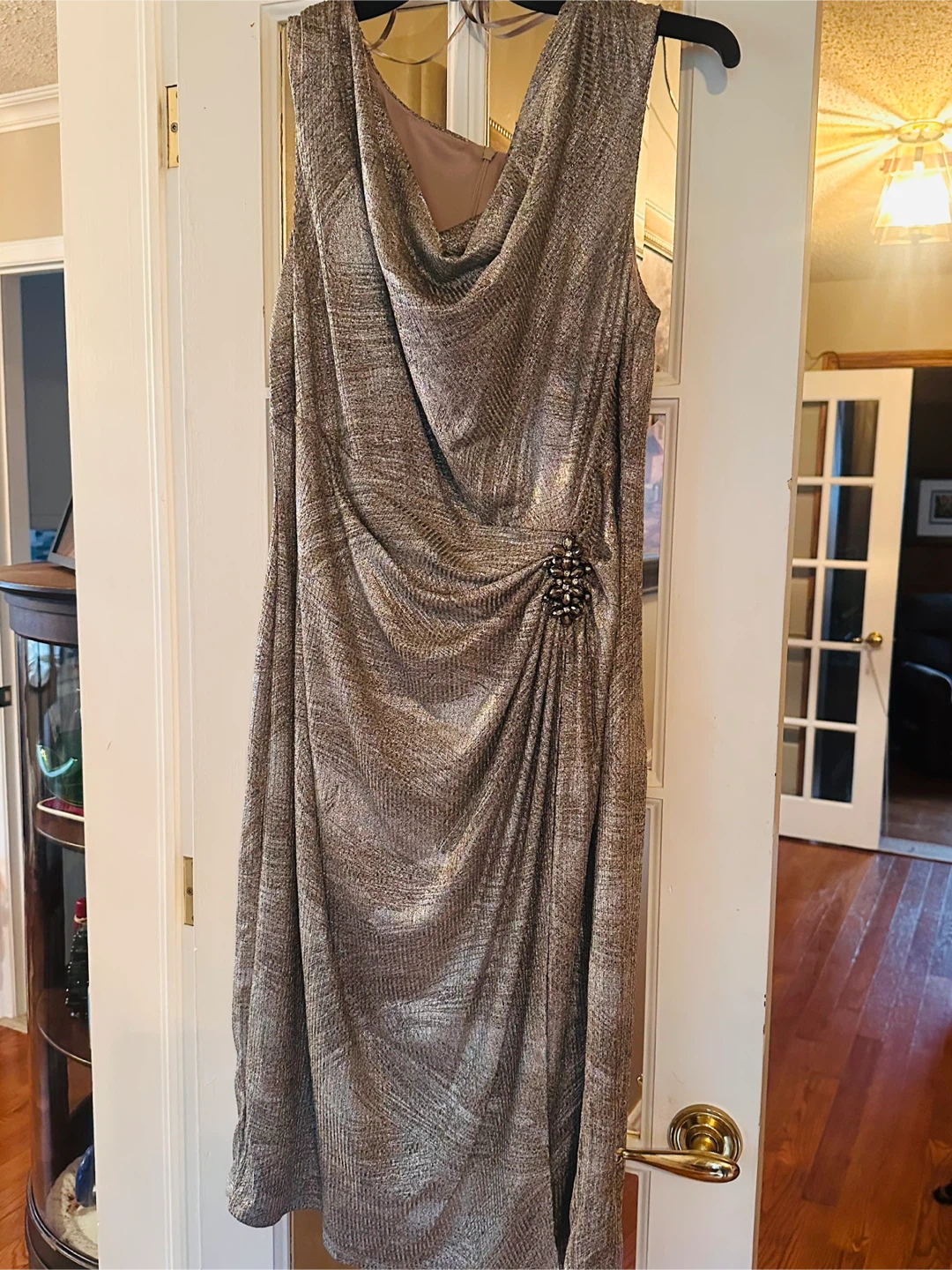 Elegant silver dress