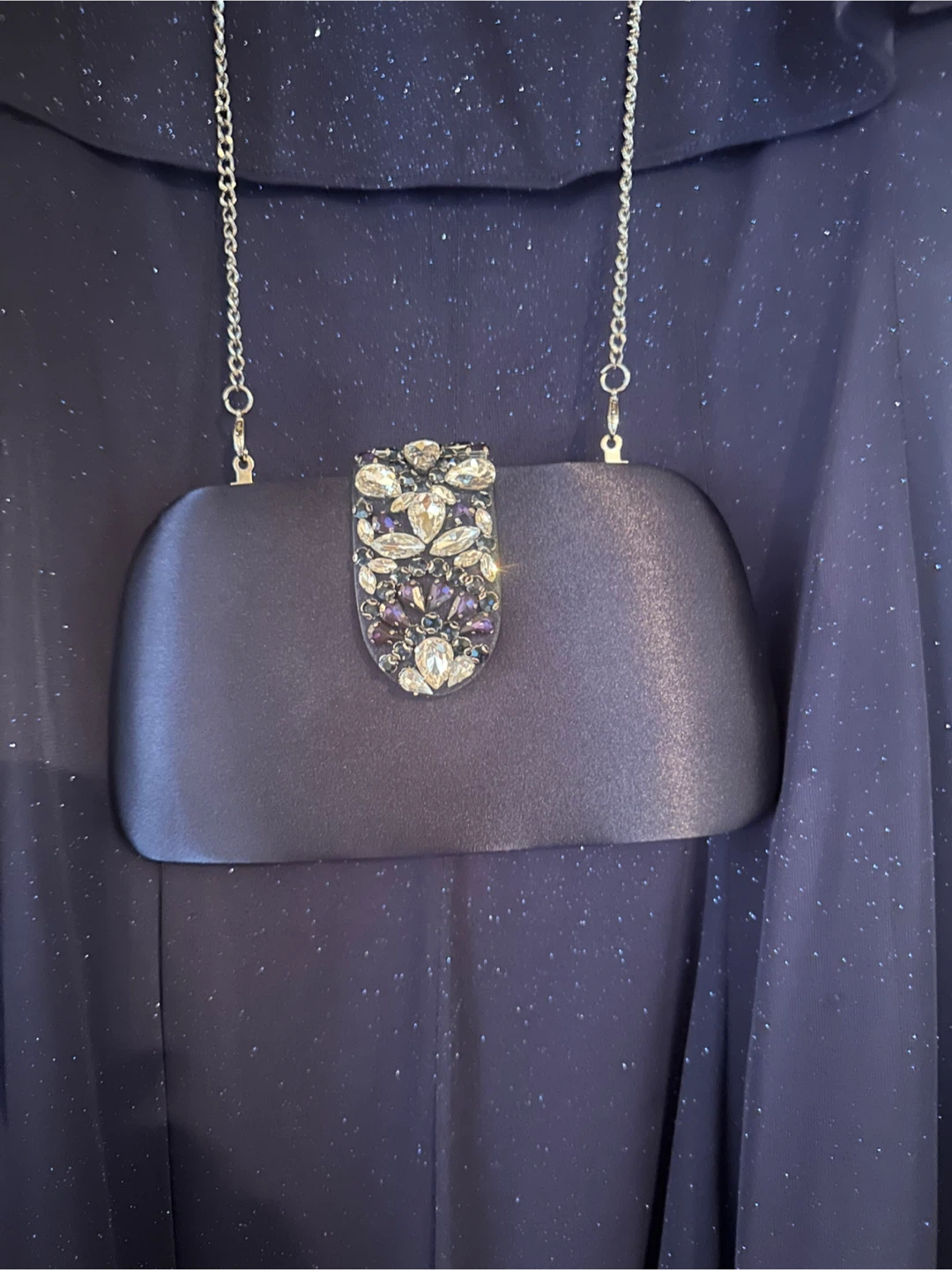 Navy Blue Dress with Purse - photo 2