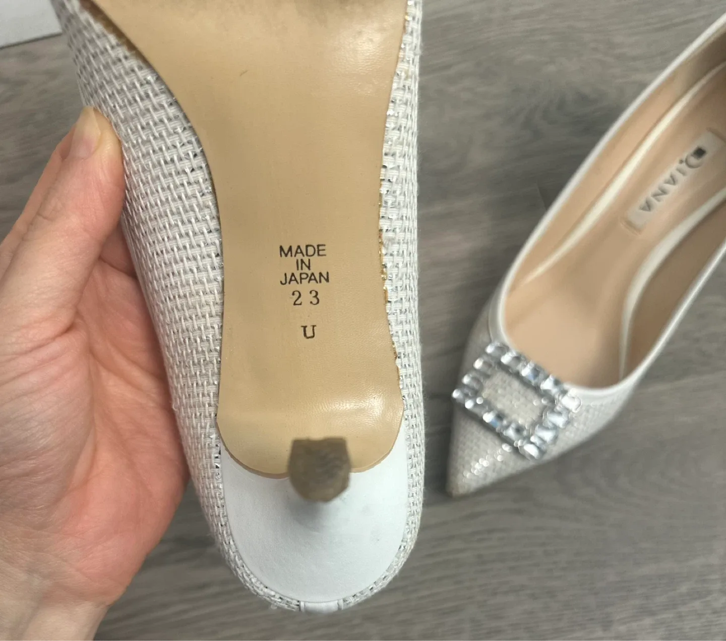 Diana White Heels  US size 6 image indicator(2)