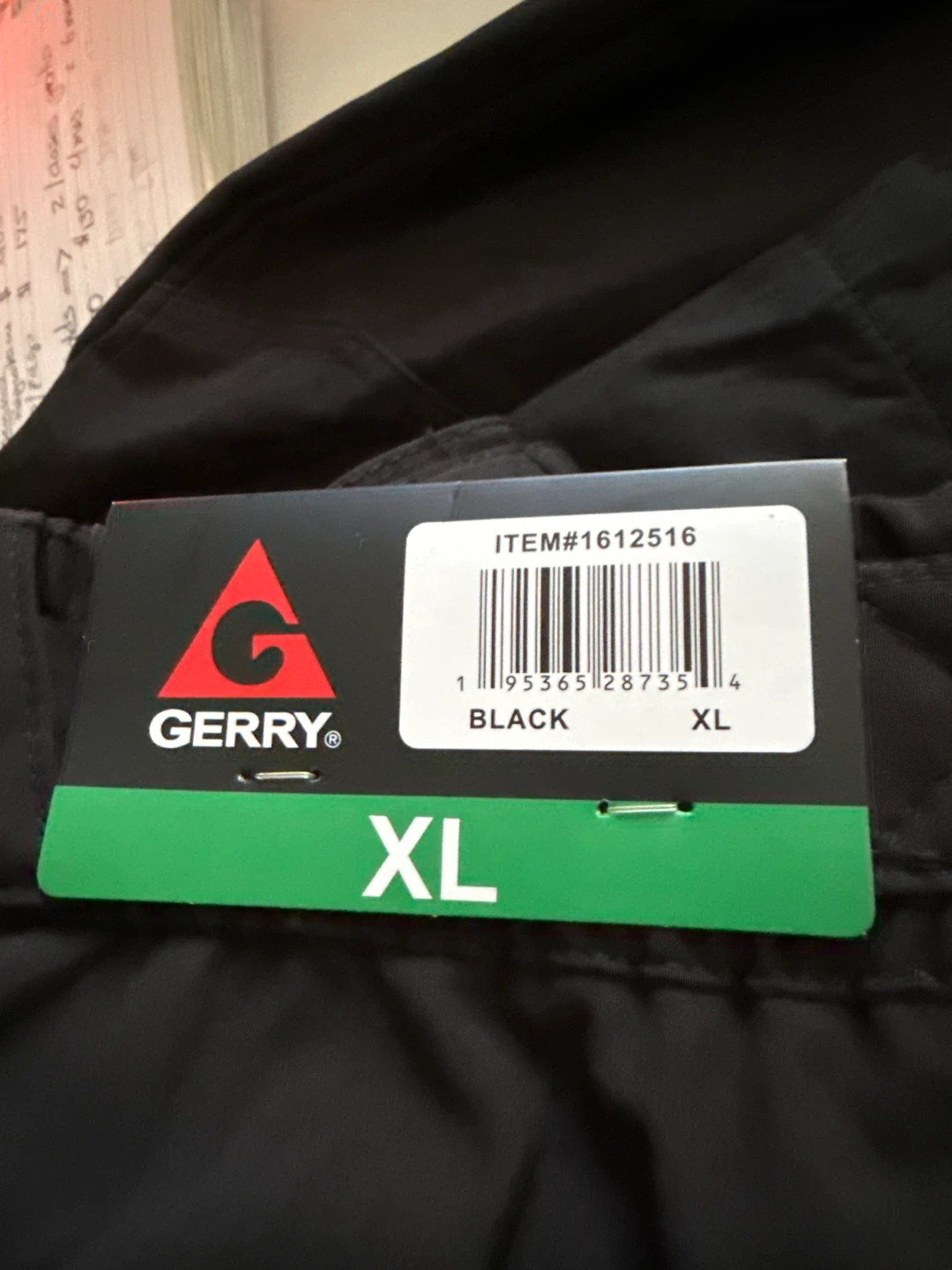 Gerry Black Pants XL