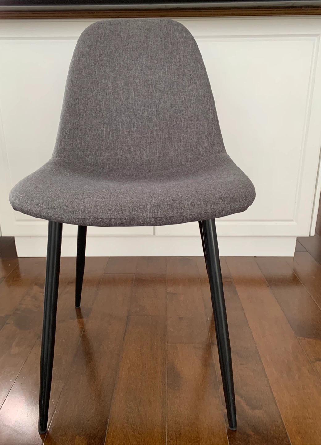 Grey Fabric Dining Chair - photo 2