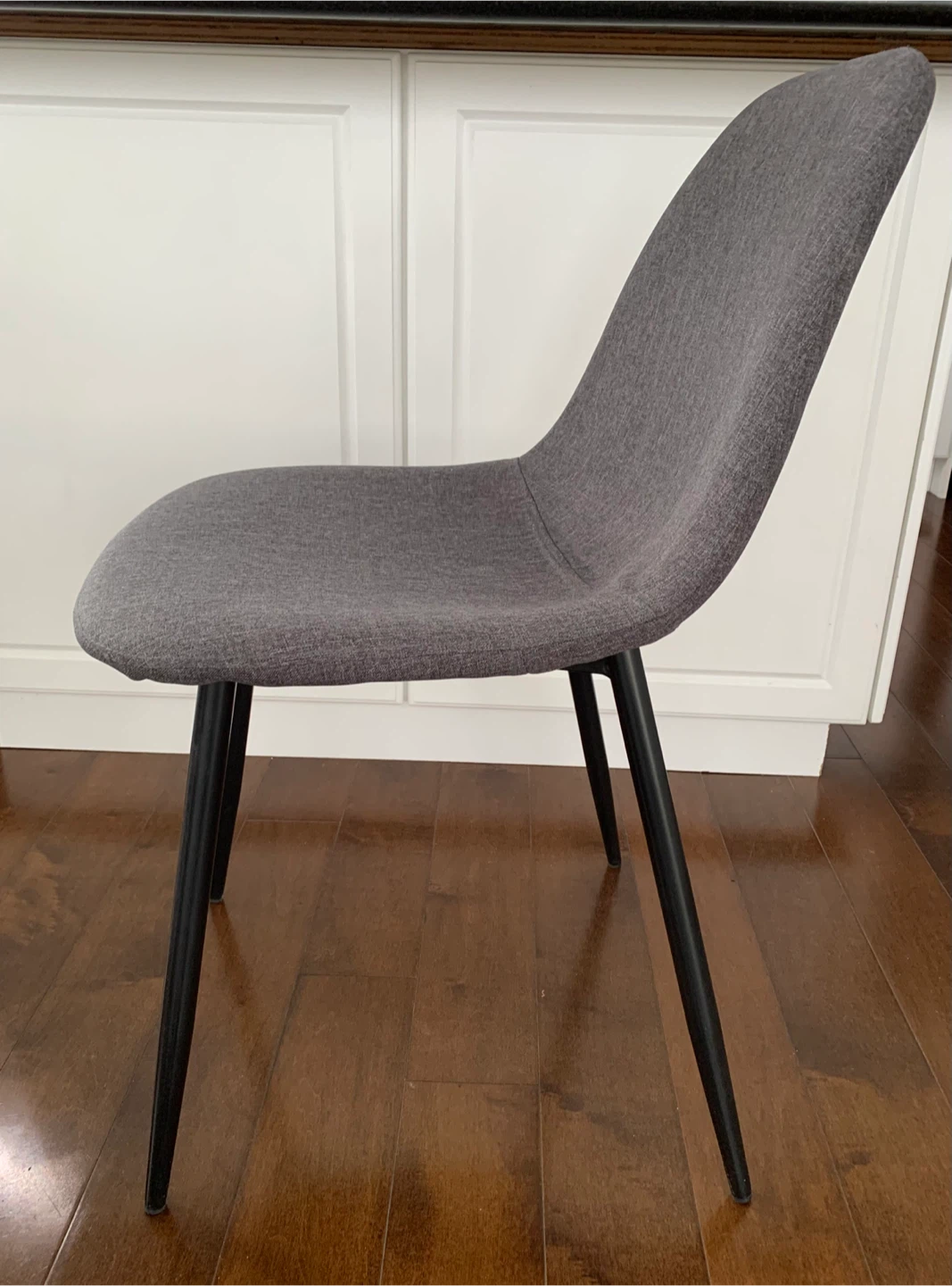 Grey Fabric Dining Chair