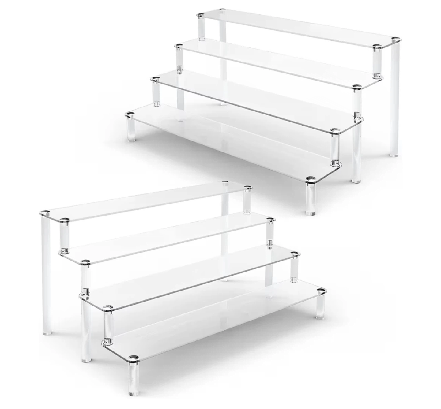 Acrylic Display Risers - 2 Sets
