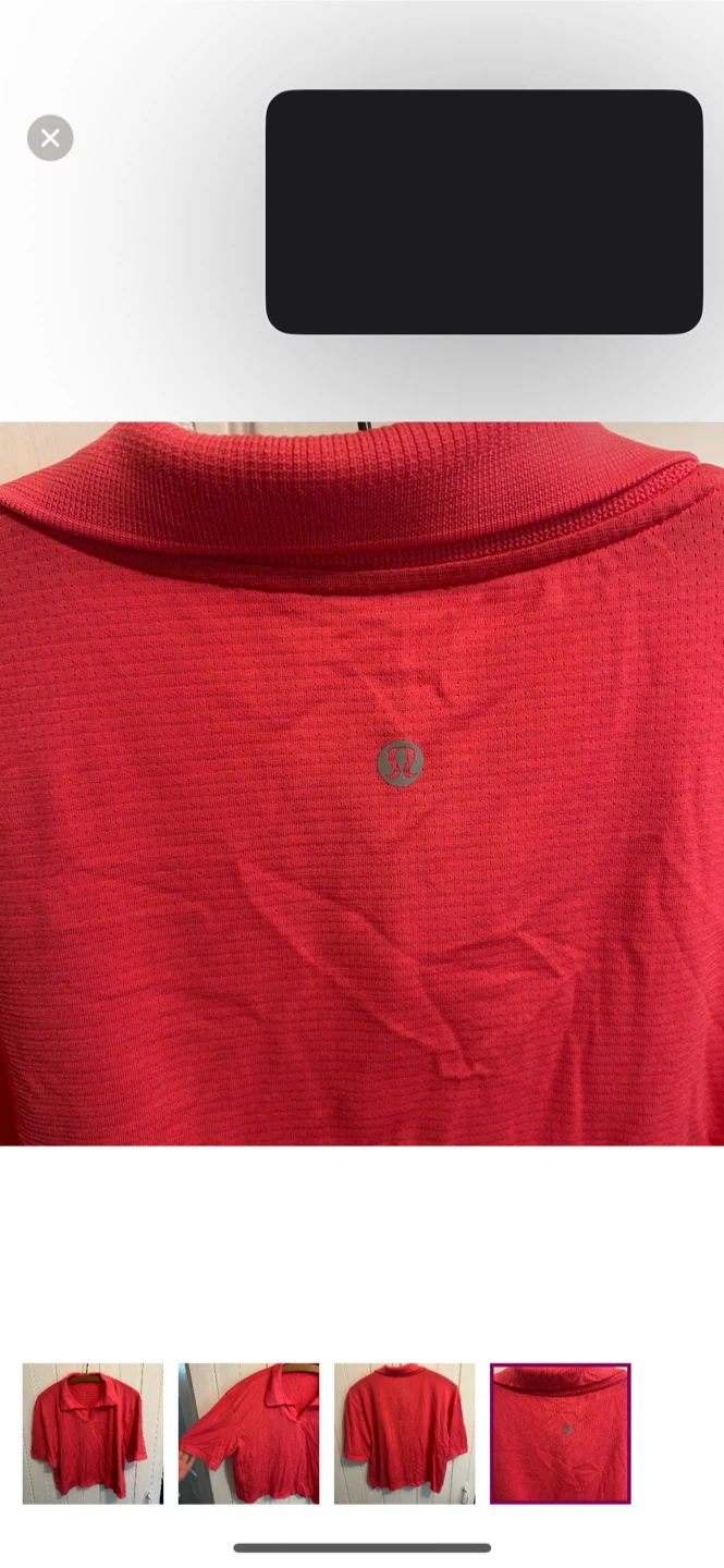 Lululemon pink cropped Polo Shirt - photo 4