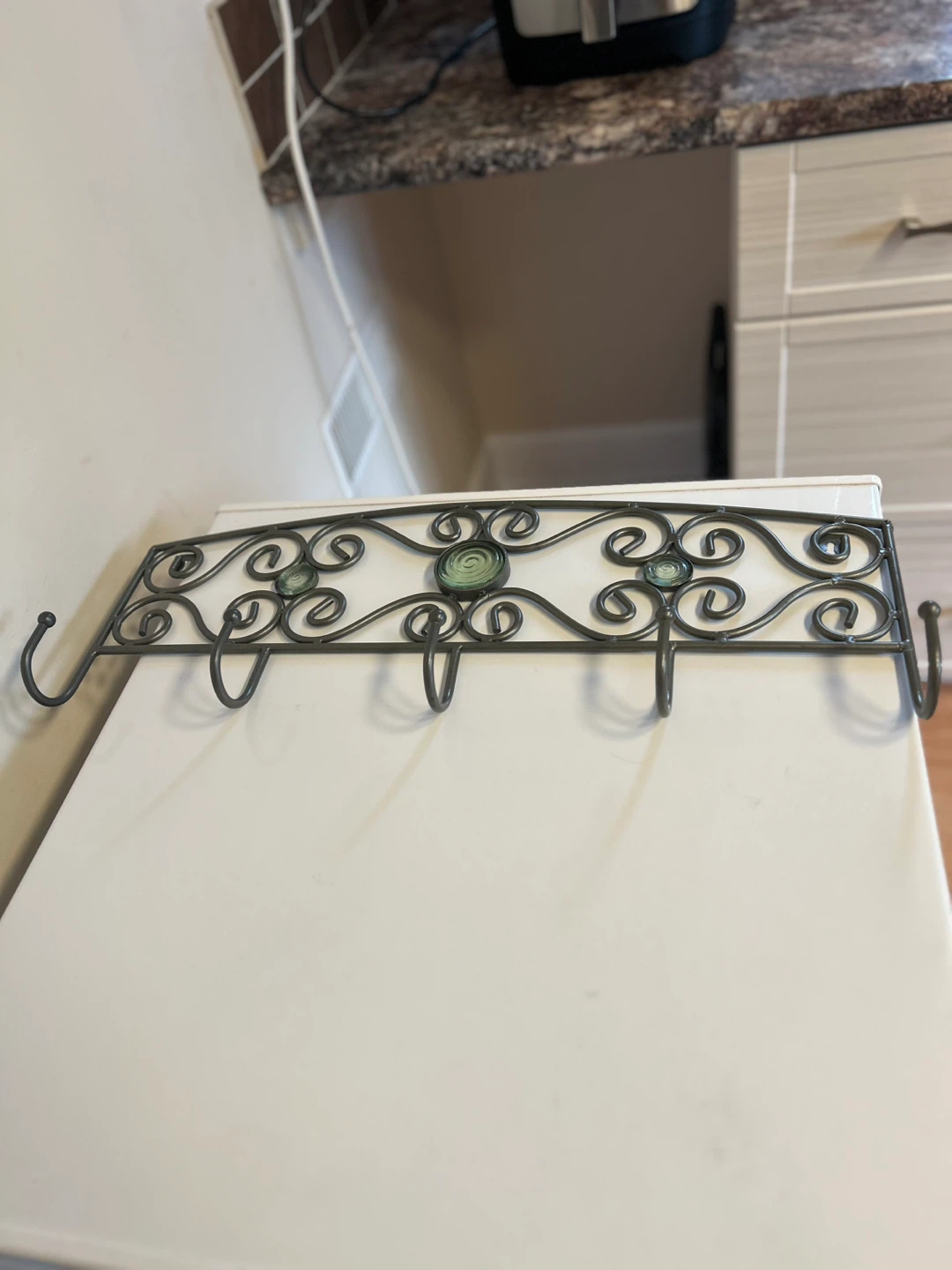 Decorative Metal Wall Hook Rack - photo 2