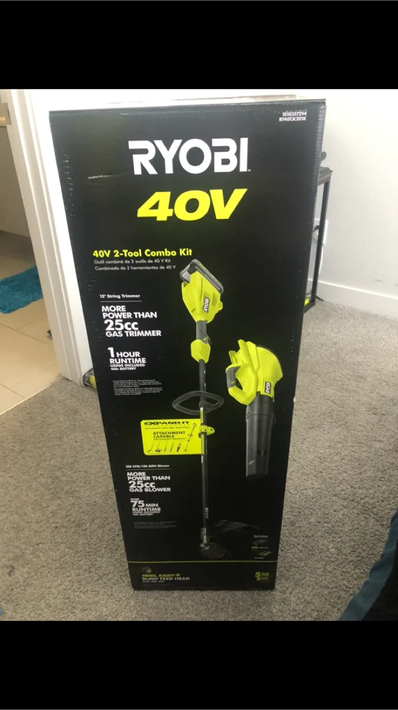Ryobi 40V 2-Tool Combo Kit - New in Box!