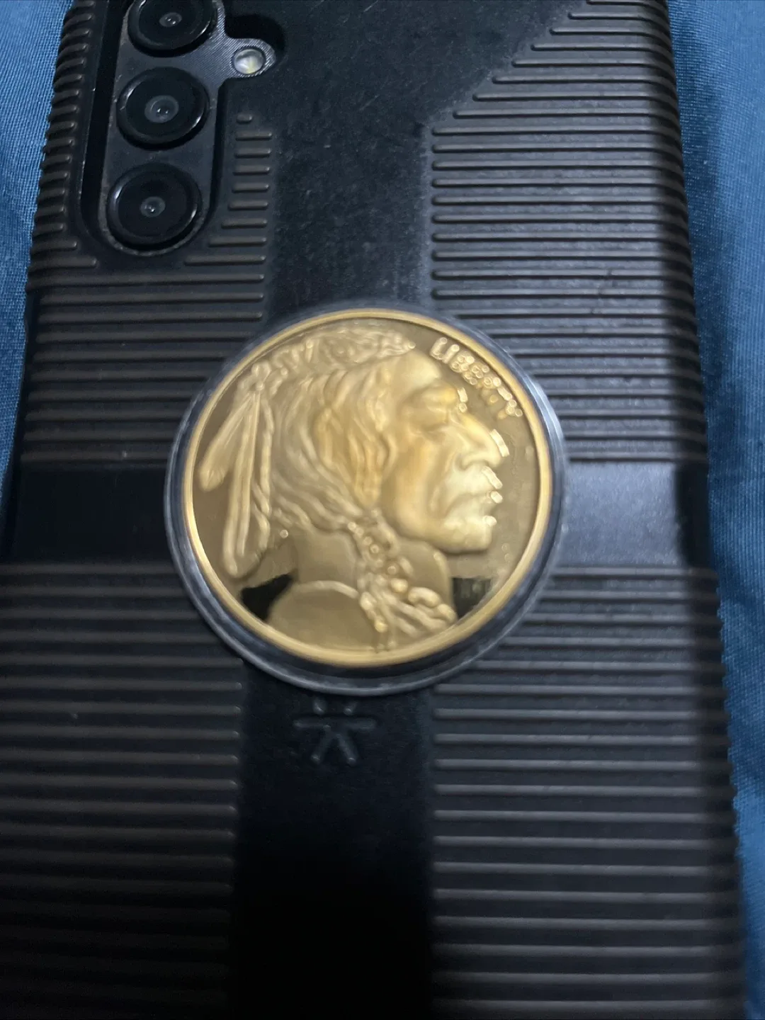 2 Gold Buffalo Rounds image indicator(7)