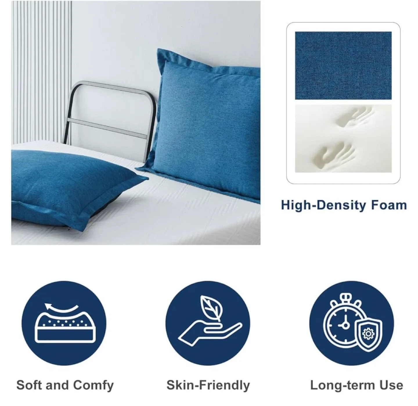 Queen Size Bed Frame with Wood Slats image indicator(5)