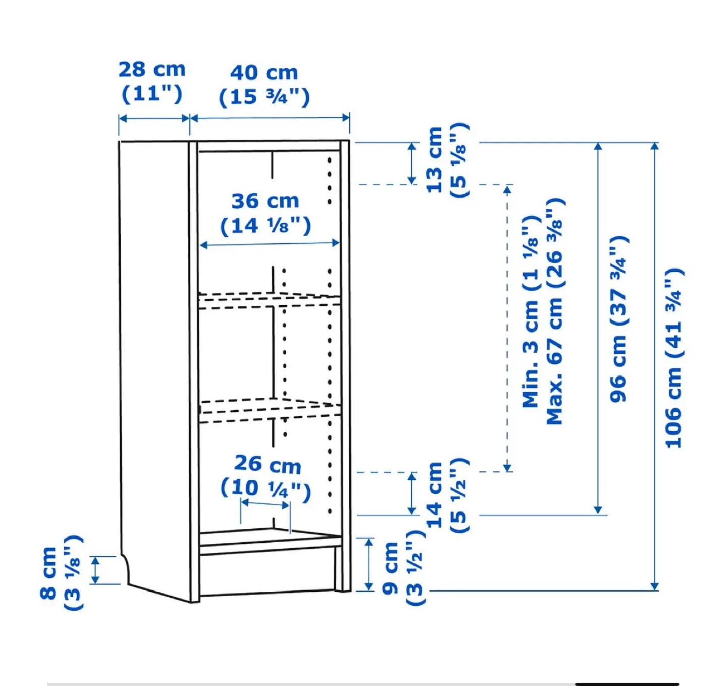 IKEA Billy Bookcase - Black Ash Veneer image indicator(2)