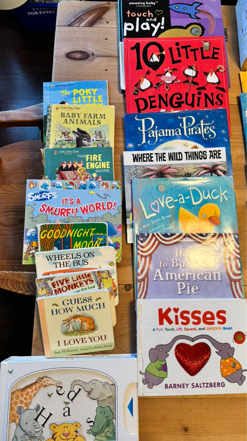 Kids' Books Bundle: Smurfs, Goodnight Moon, & More!