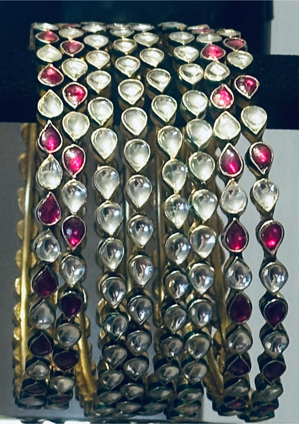 Set of Bejeweled Bangles - photo 3