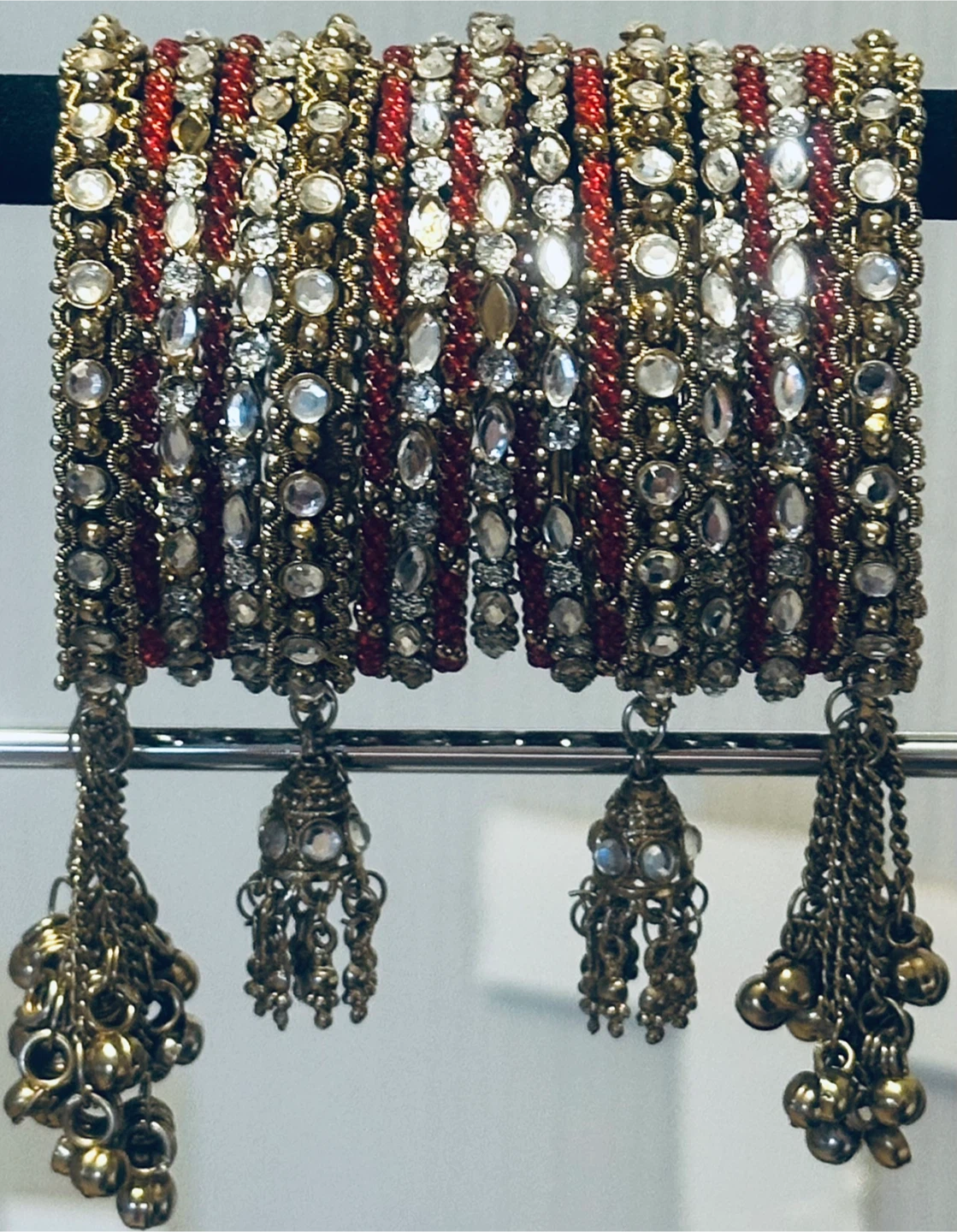 Set of Bejeweled Bangles - photo 2