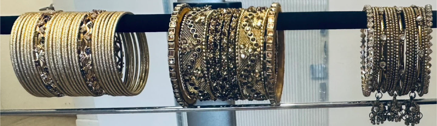 Set of Gold Bangles - photo 2