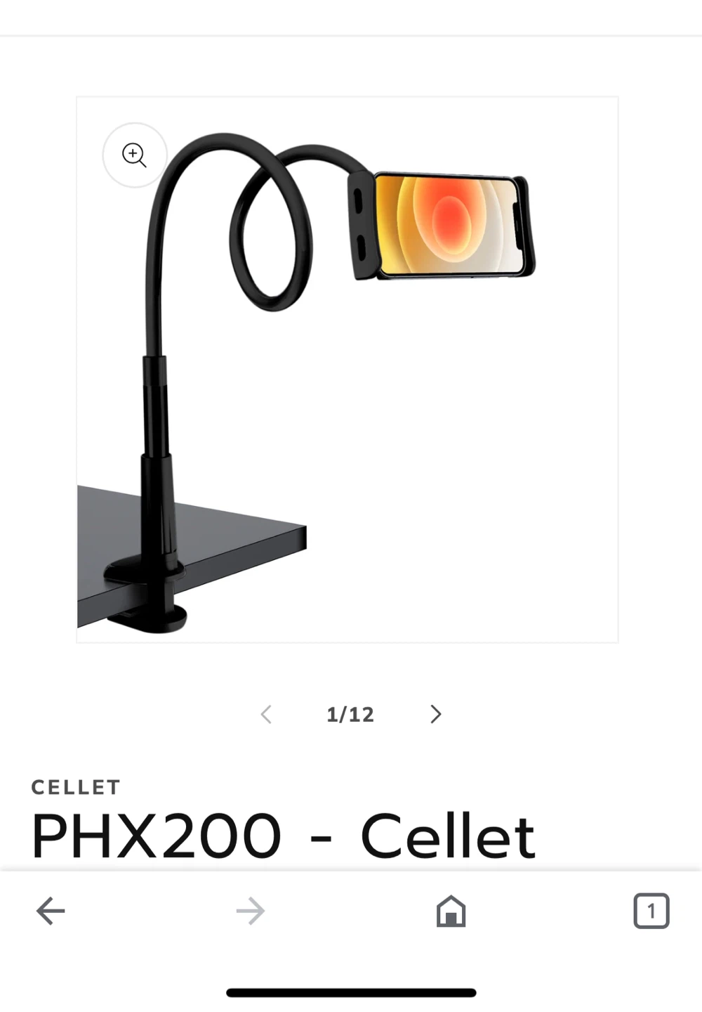 Phone Holder - Black