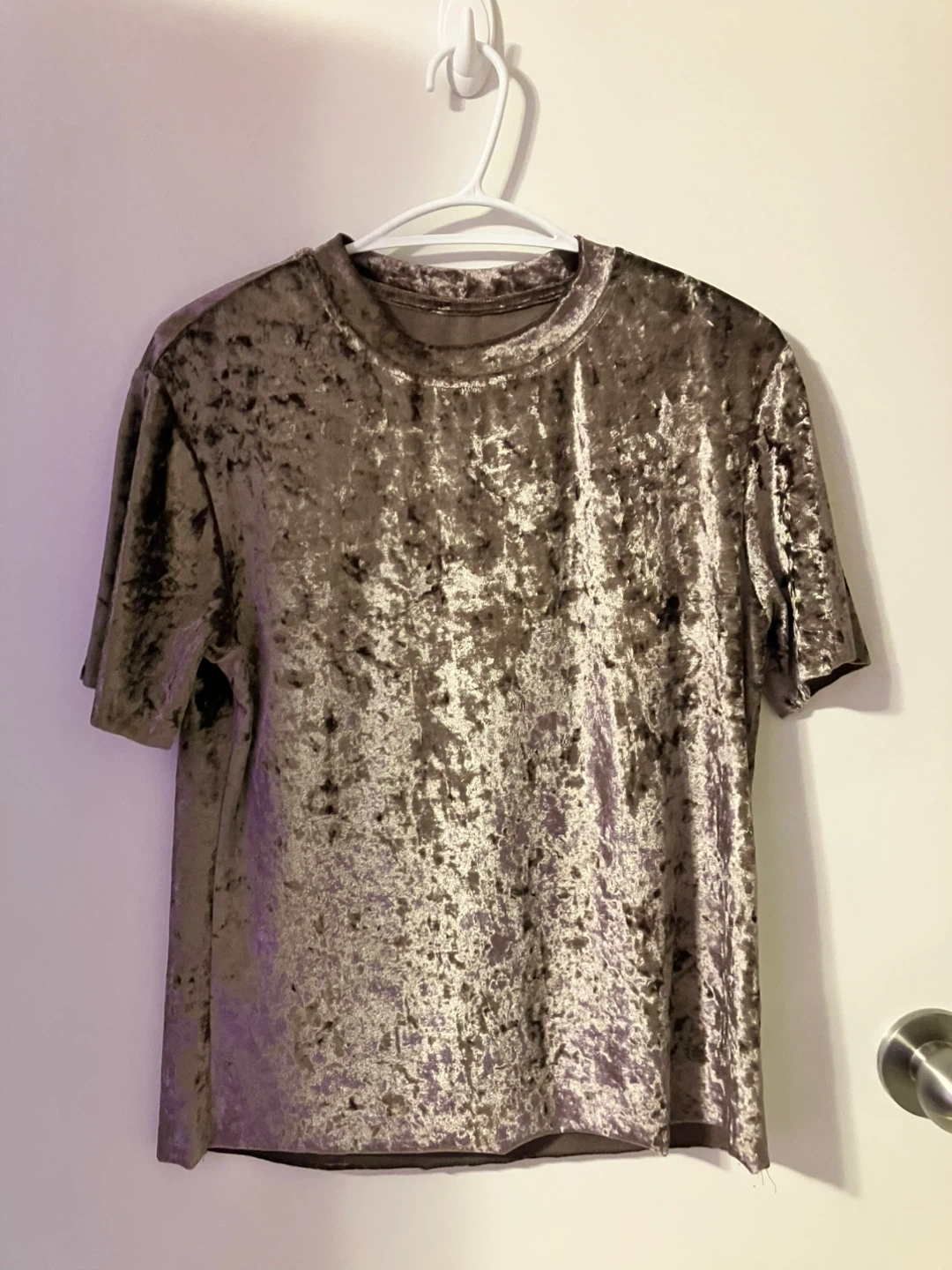 Crushed Velvet Shirt