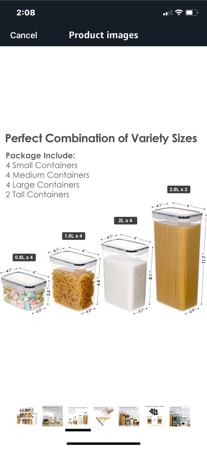 32 airtight  Food Storage Containers image indicator(3)