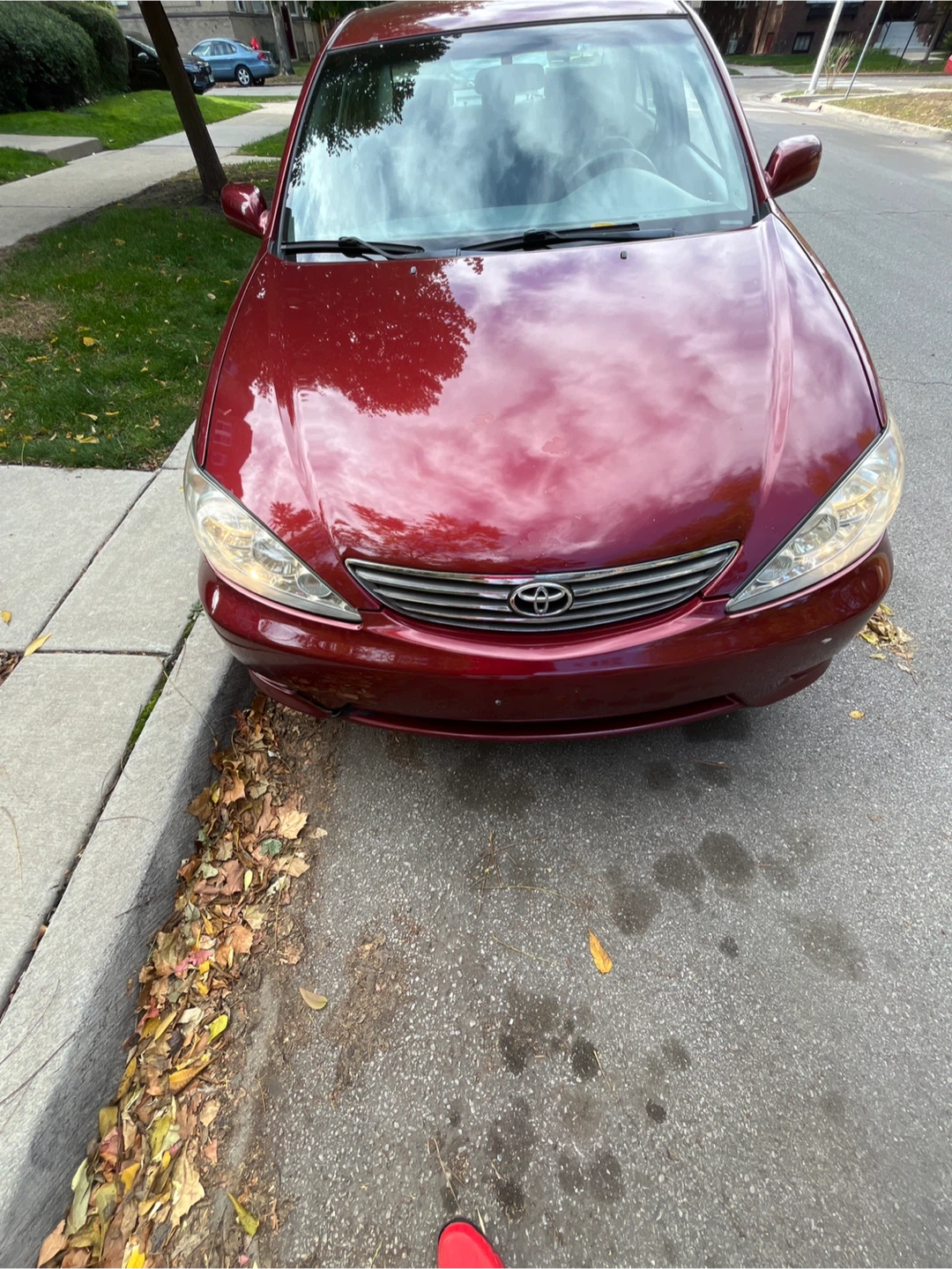 Red 2005 Toyota Camry - photo 3